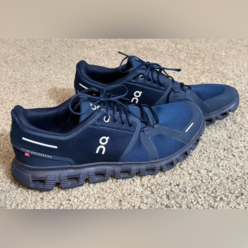 On Cloud On Mens Cloud 6 Masculin Midnight Ink Size 10.5 Navy Blue Rare